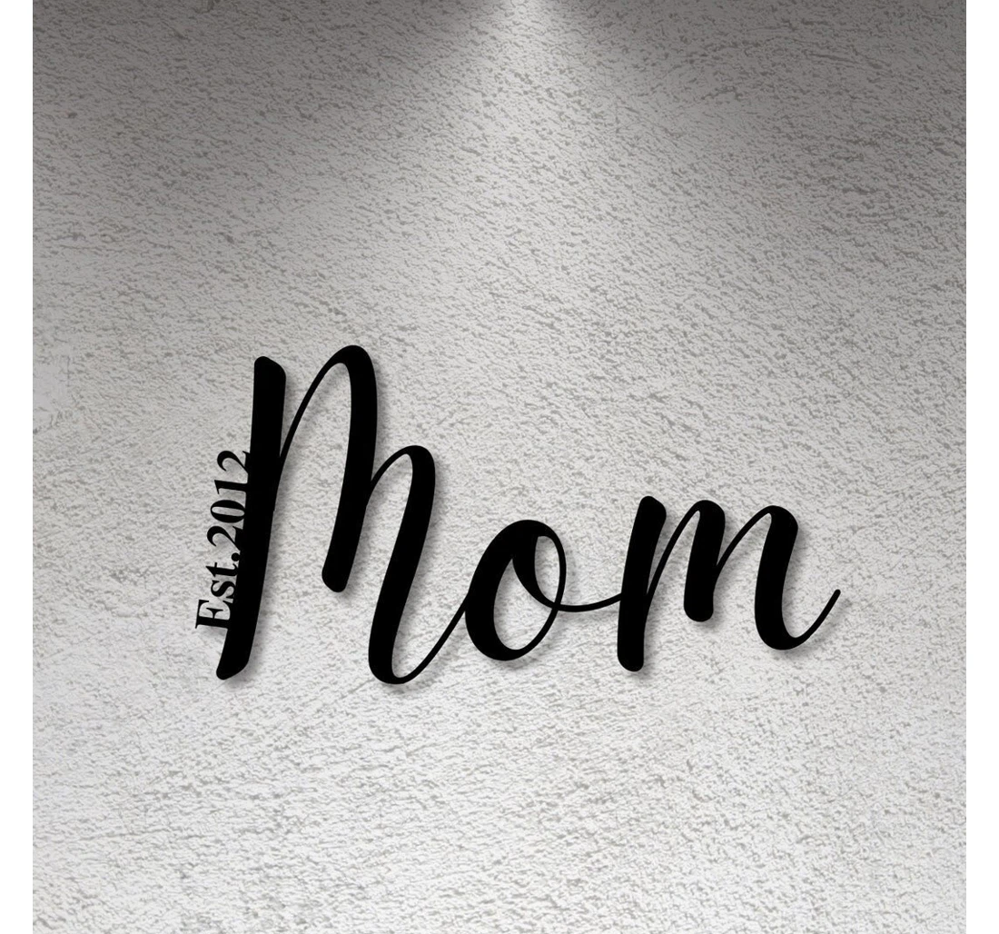 Personalized Metal Sign - Custom Mom Mothers Day Farmhouse Mom Mothers Day MonoGram