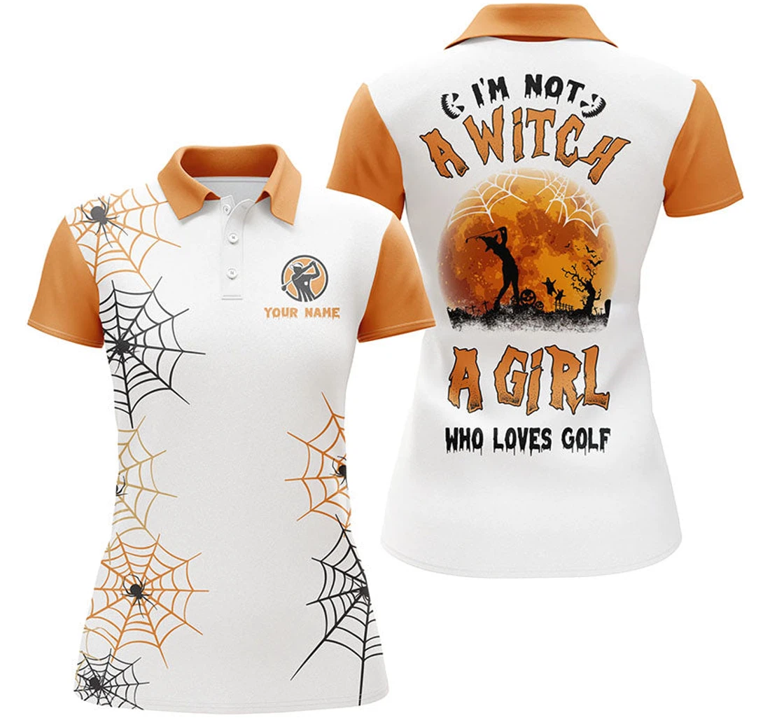 Personalized Halloween Golf Customized Halloween Golf Funny Golf Ldt - Polo Shirt