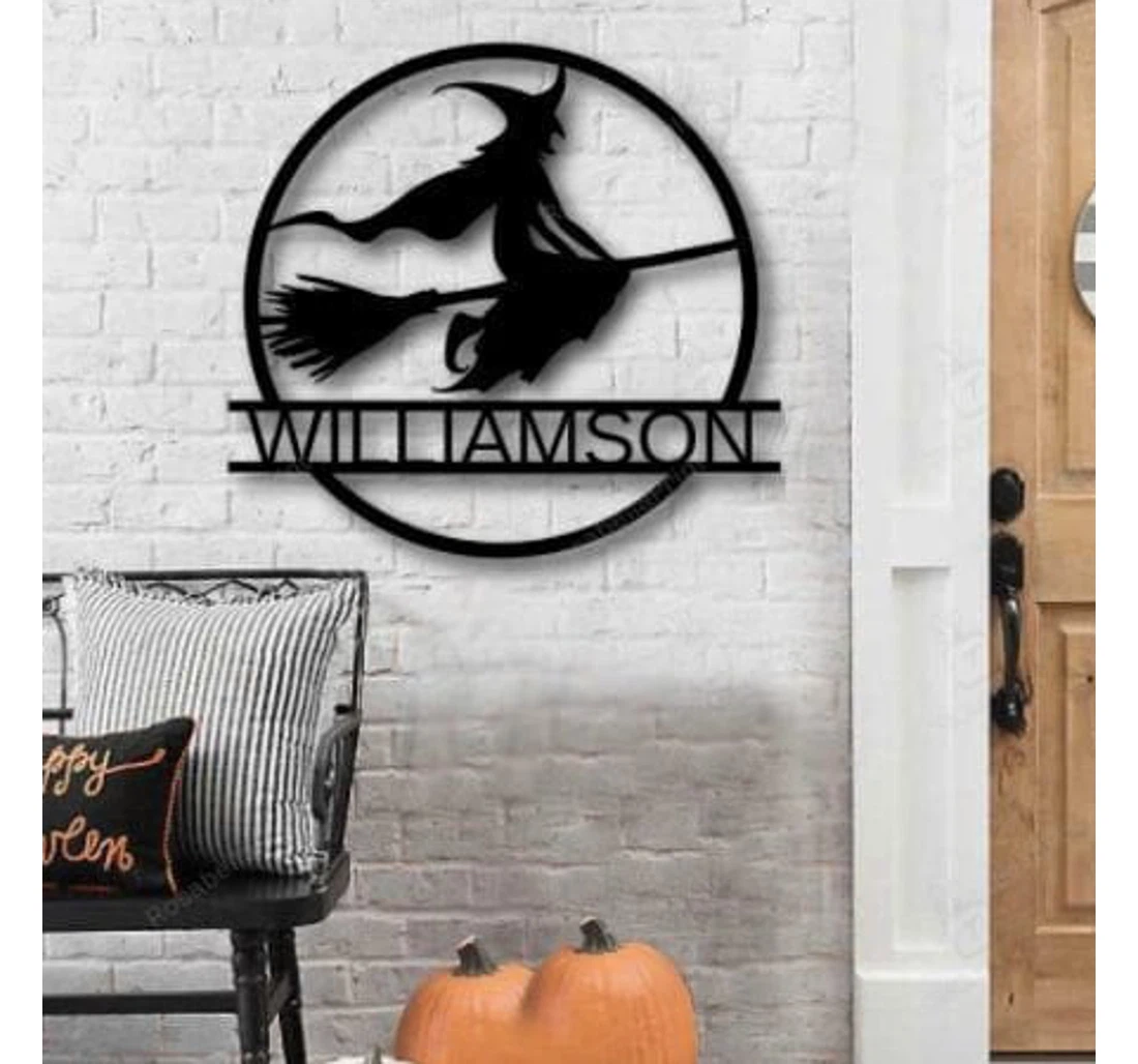 Personalized Metal Sign - Personalized Halloween Halloween Halloween Halloween Happy Halloween Halloween Family MonoGram