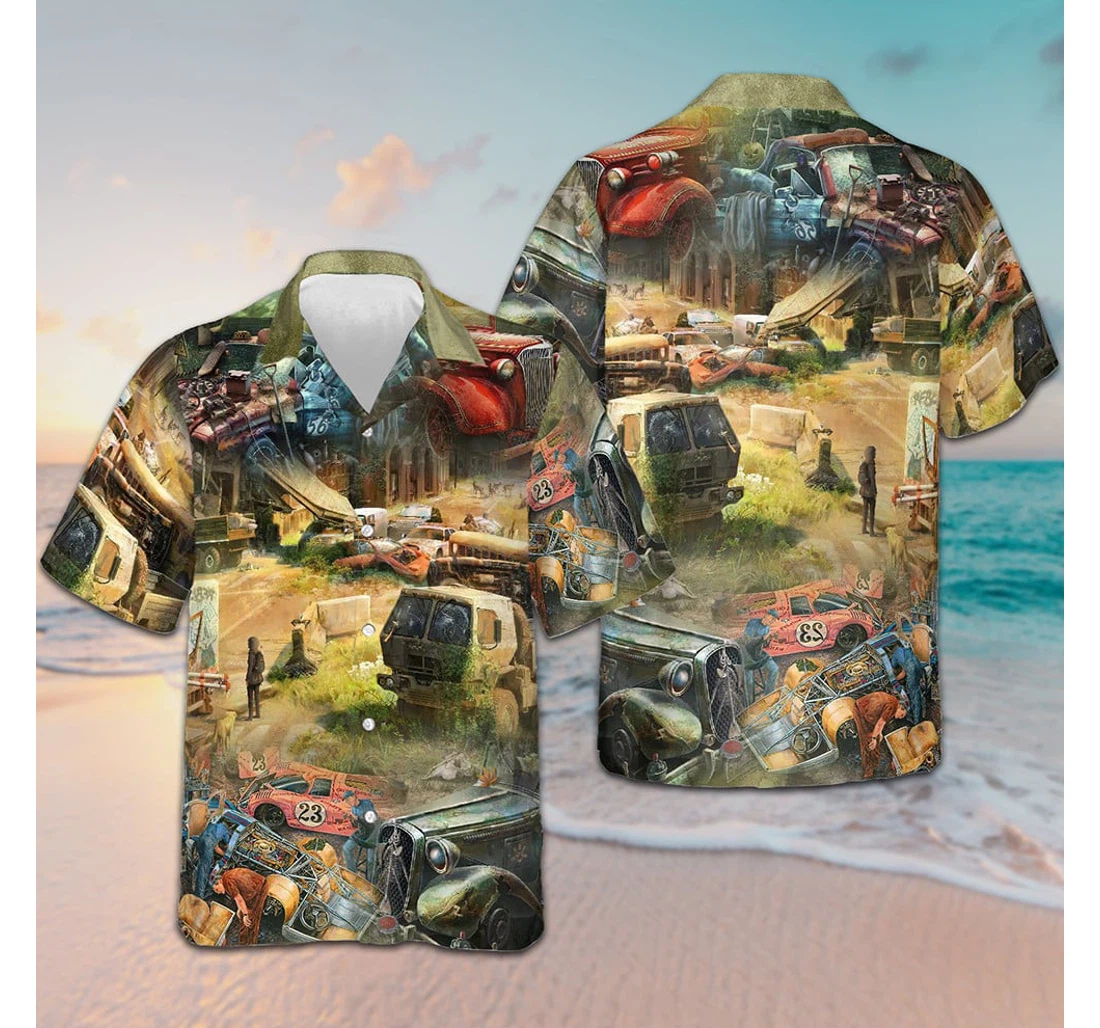 Personalized Mechanic Repairs Everything Gifts Mechanics Hawaiian Shirt, Button Up Aloha Shirt For Men, Women
