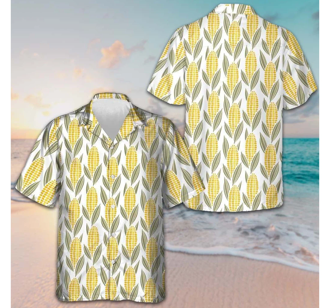 Personalized Corn Cob Maize Best Gift Ideas Husband Hawaiian Shirt, Button Up Aloha Shirt For Men, Women