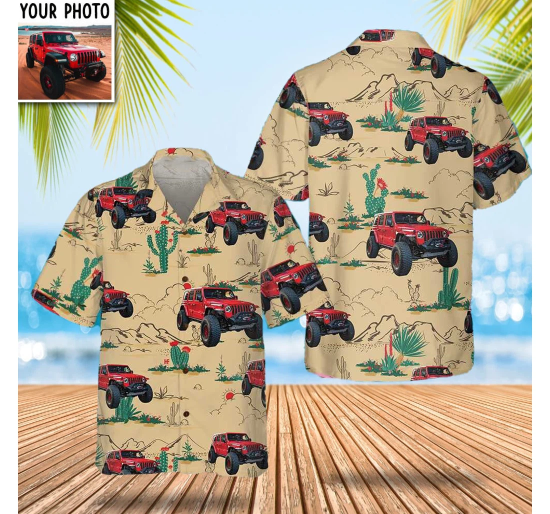 Personalized Jeep Gifts Little Brother Hawaiian Shirt, Button Up Aloha Shirt For Men, Women
