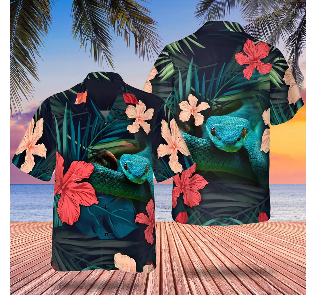 Personalized Snake Sale Gifts Little Brother Hawaiian Shirt, Button Up Aloha Shirt For Men, Women