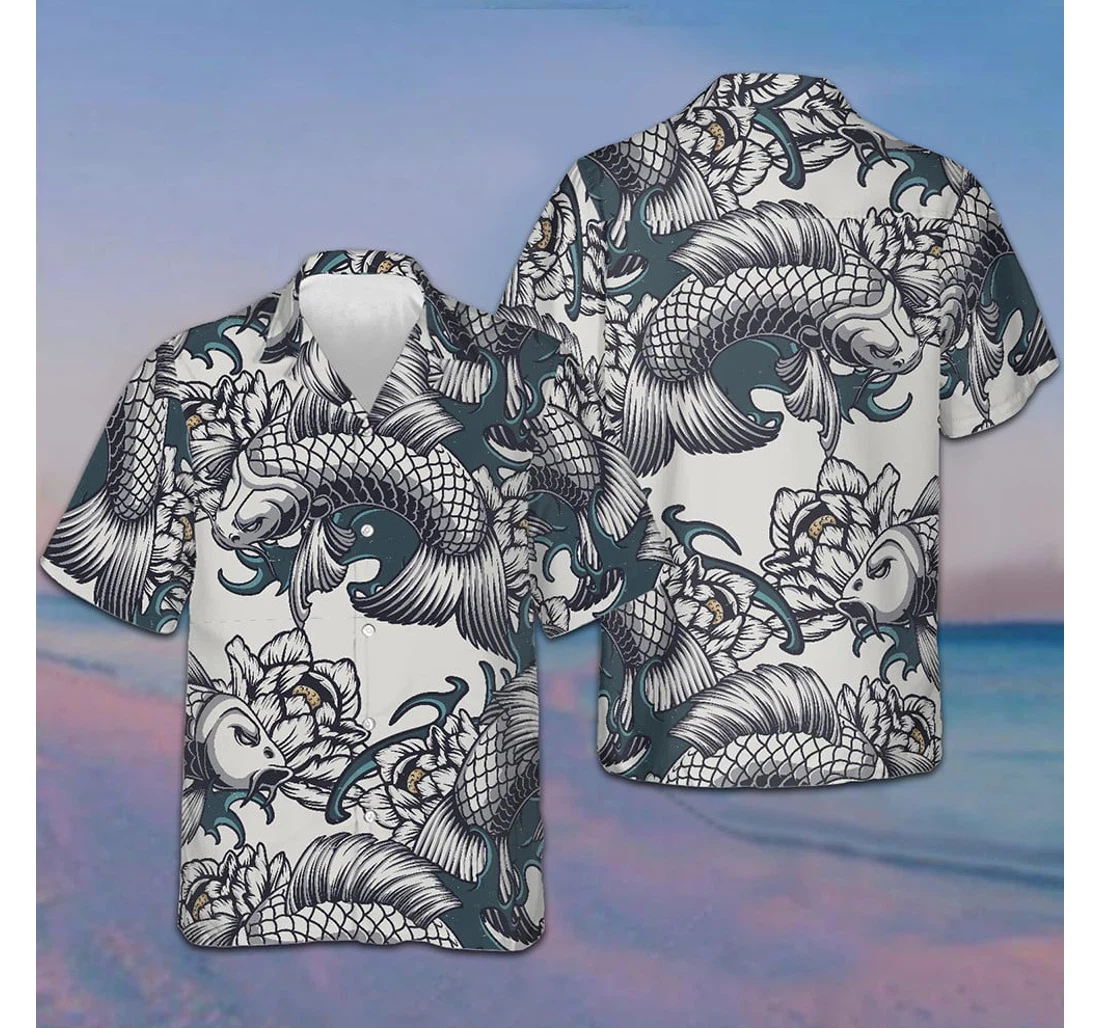 Personalized Traditional Fish Gift Ideas Hawaiian Shirt, Button Up Aloha Shirt For Men, Women