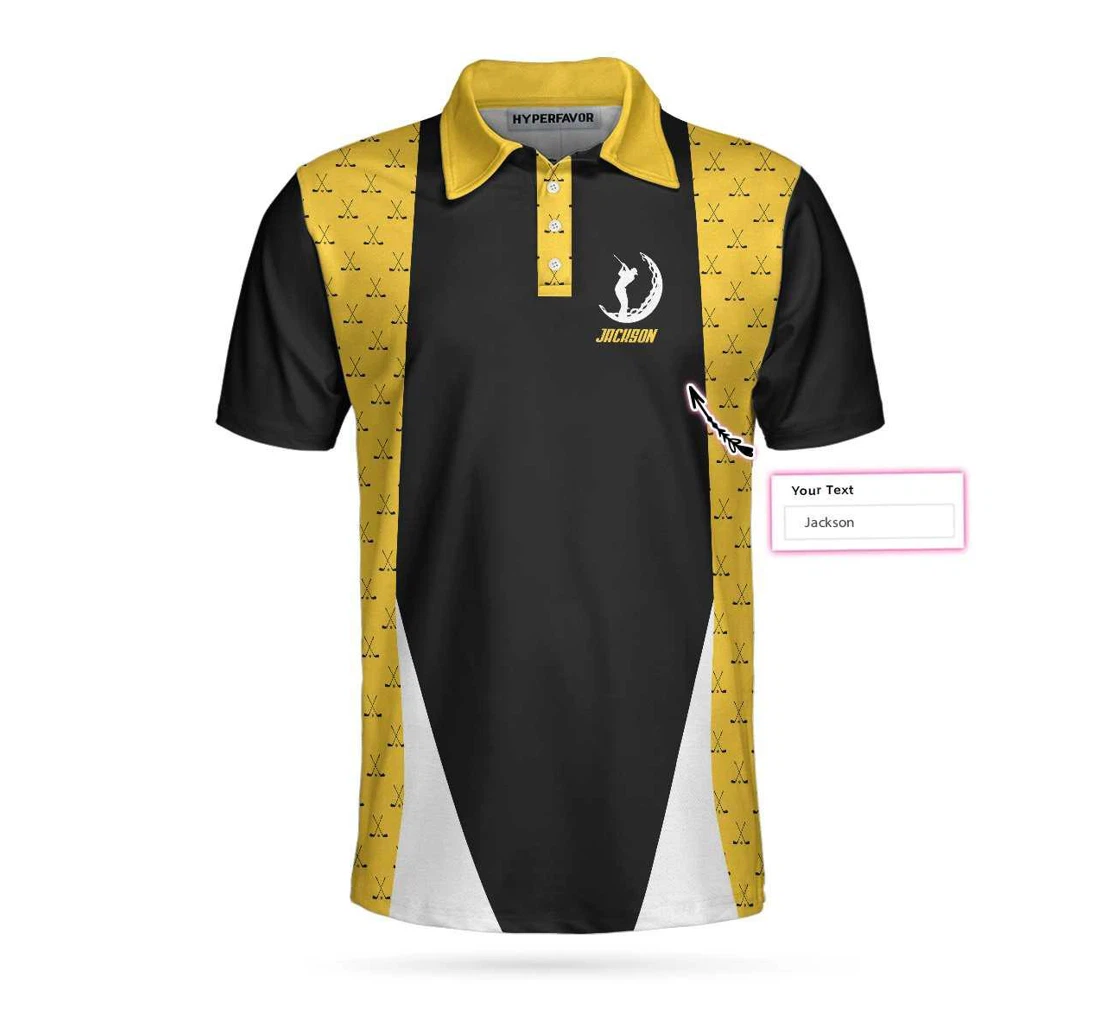 Personalized Golf Beer And Golf Weekend Forcast Golfing With The Change Of Drinking Perfect Golfers Golf Lover - Polo Shirt