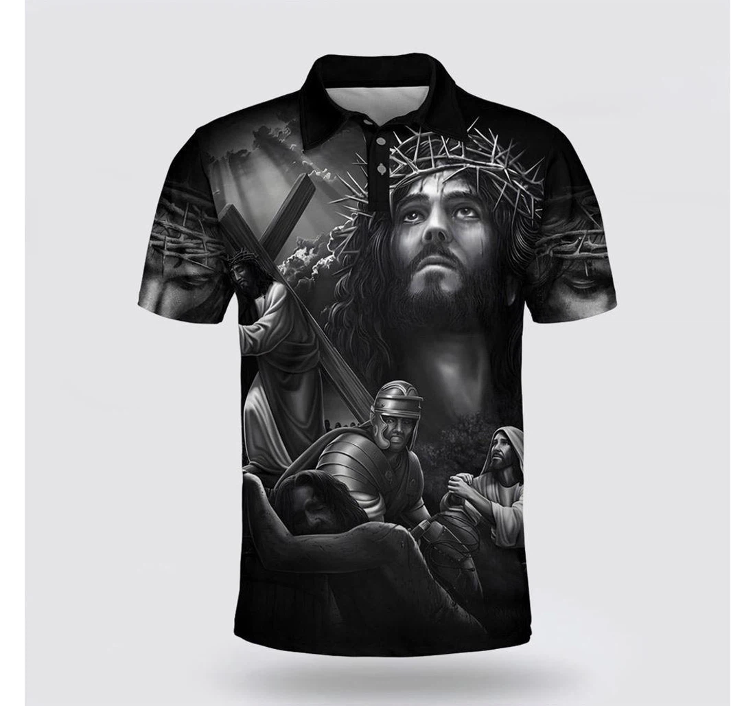 Personalized Jesus Warrior Christian Families - Polo Shirt