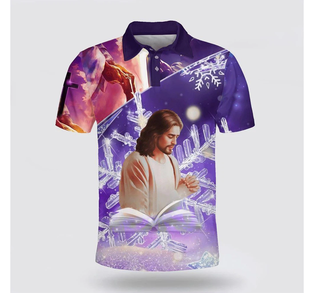 Personalized Picture Jesus Christian Families - Polo Shirt