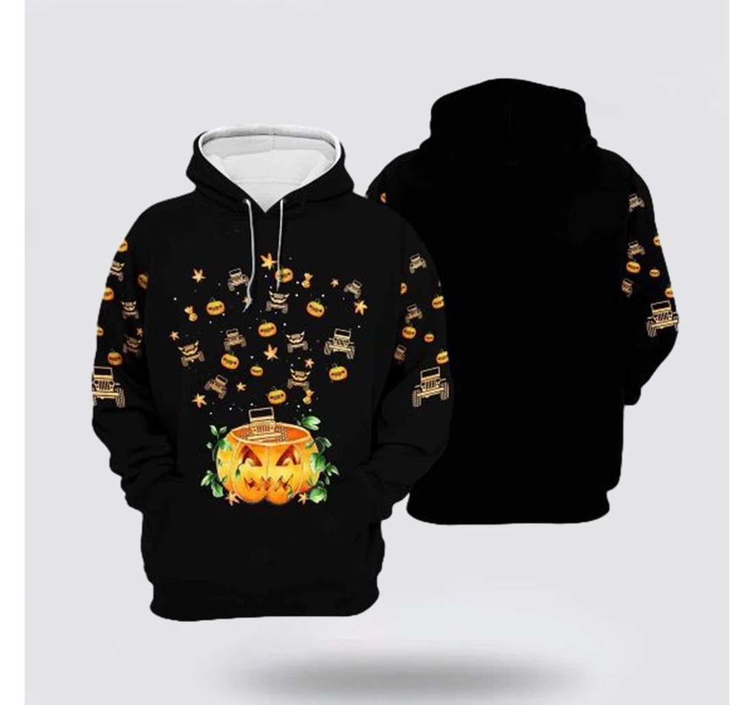 Personalized Christmas Pumpkin Halloween Christmas - 3D Printed Pullover Hoodie