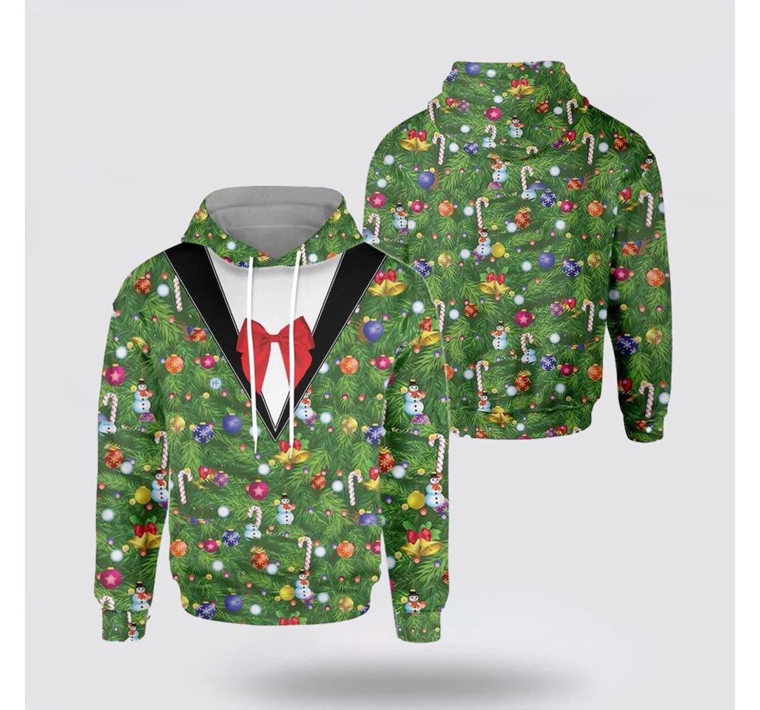 Personalized Christmas Funny Christmas - 3D Printed Pullover Hoodie