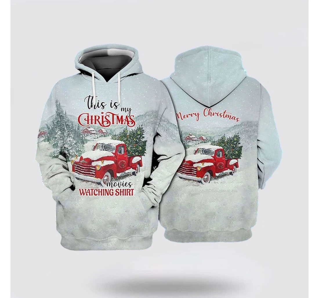 Personalized Christmas Christmas Movies - 3D Printed Pullover Hoodie