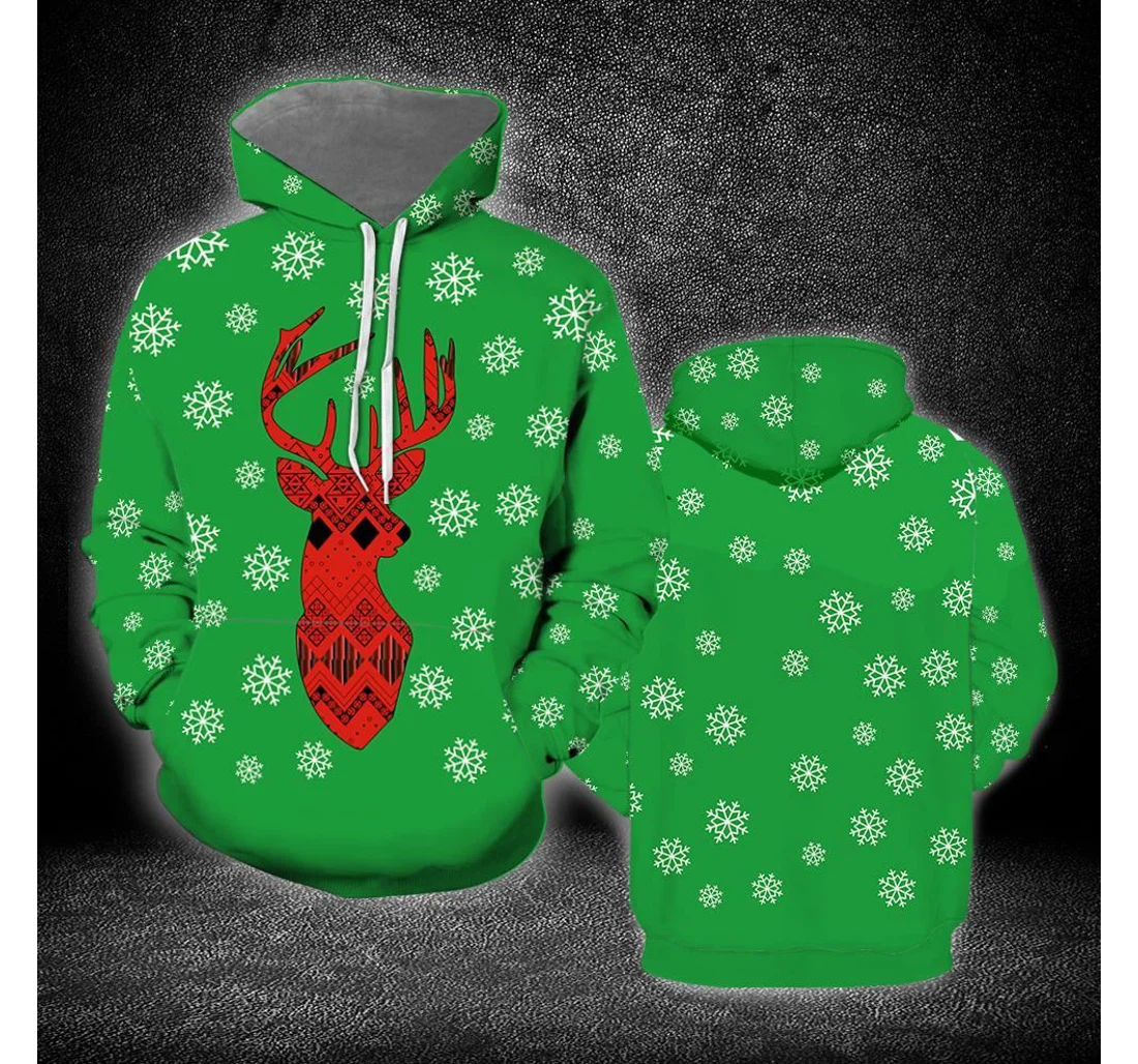 Personalized Christmas Merry Christmas - 3D Printed Pullover Hoodie