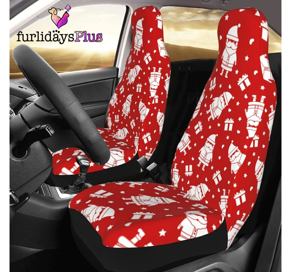 Personalized Christmas Christmas Santa Gifts Universal Front Car Seat Cover