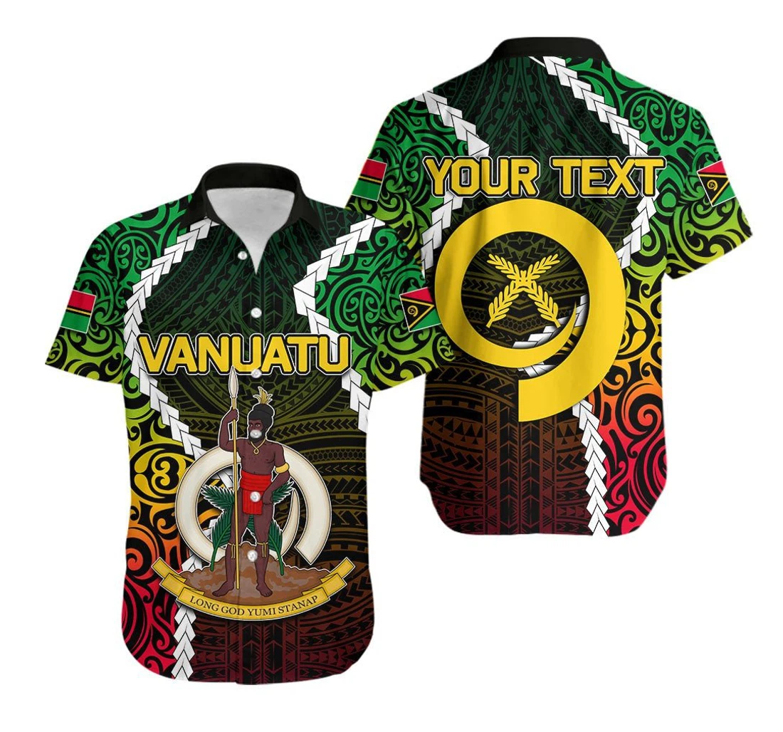 Personalized Vanuatu Special Style Hoodifize Hawaiian Shirt, Button Up Aloha Shirt For Men, Women