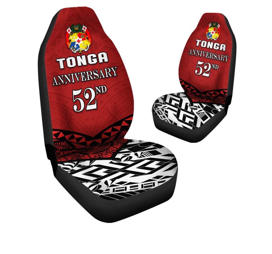 Personalized Tonga Independence Anniversary Special Version Universal Front Car Seat Cover