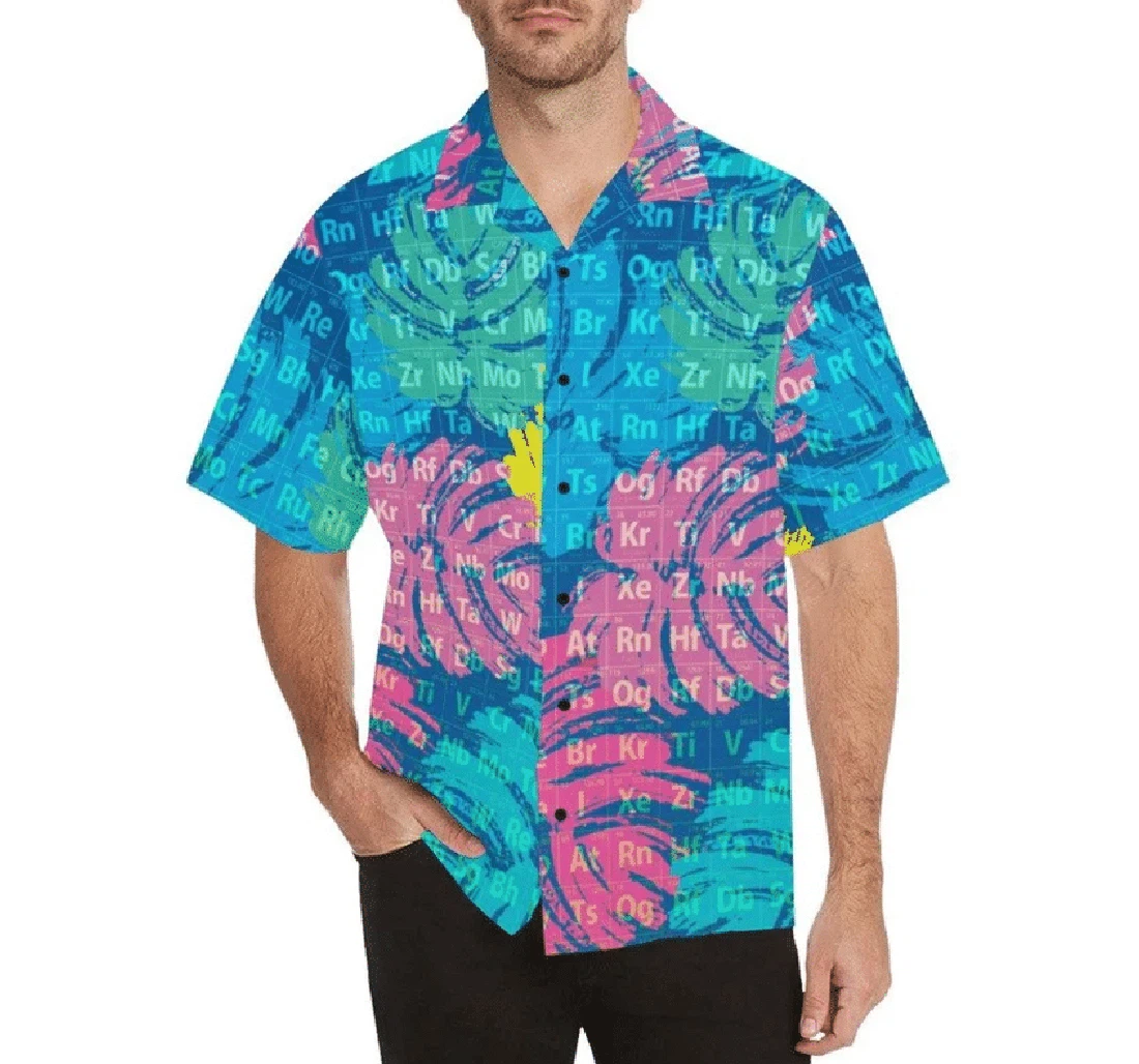 Personalized Chemistry Teacher Cool Teacher Apparel Hawaiian Shirt, Button Up Aloha Shirt For Men, Women