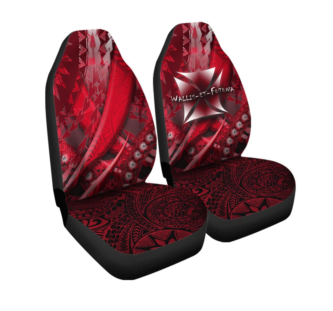 Personalized Wallis Et Futuna Artsy Style Special Universal Front Car Seat Cover