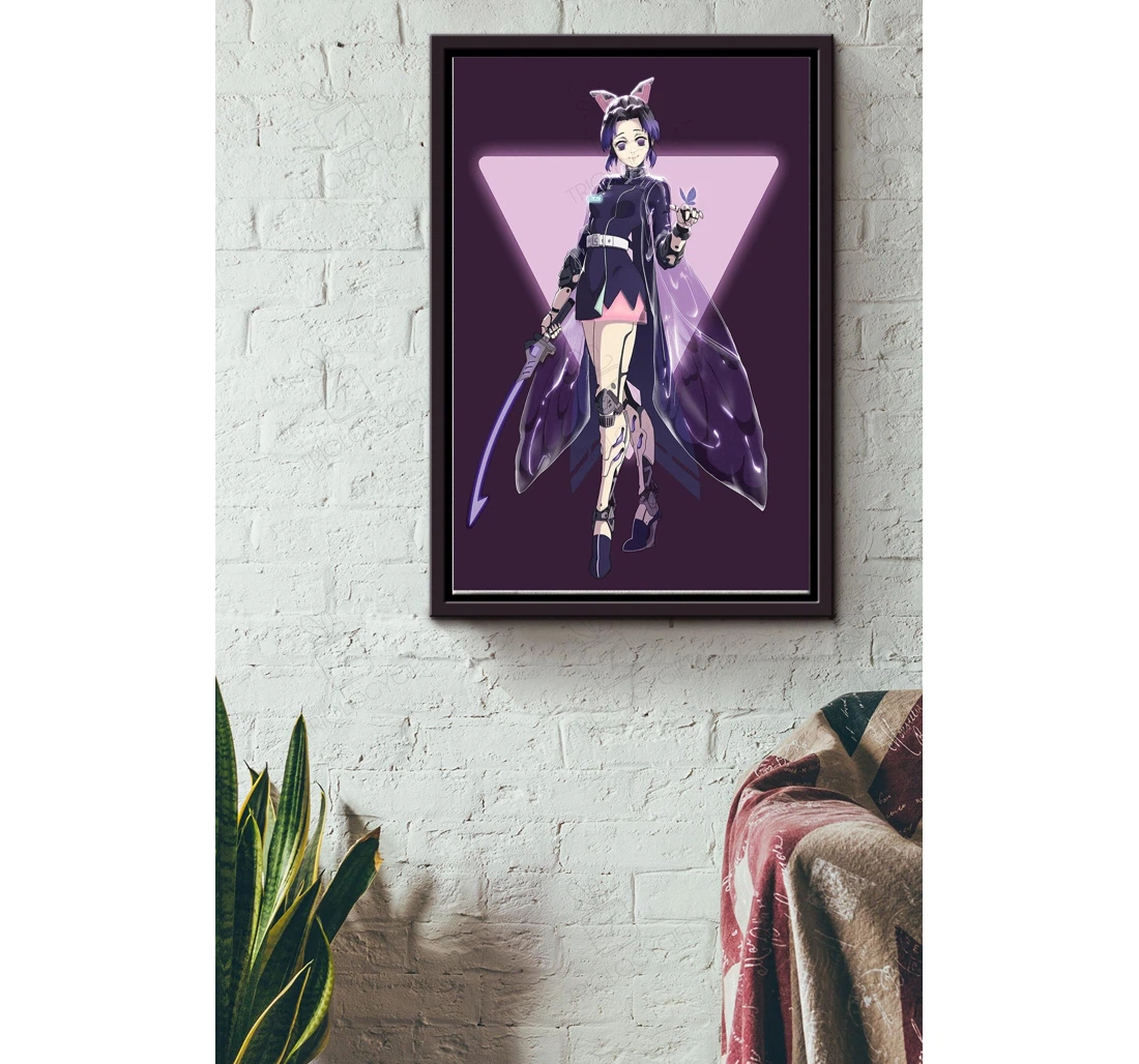 Poster, Canvas - Shinobu Japanese Matte Print Framed Wall Art