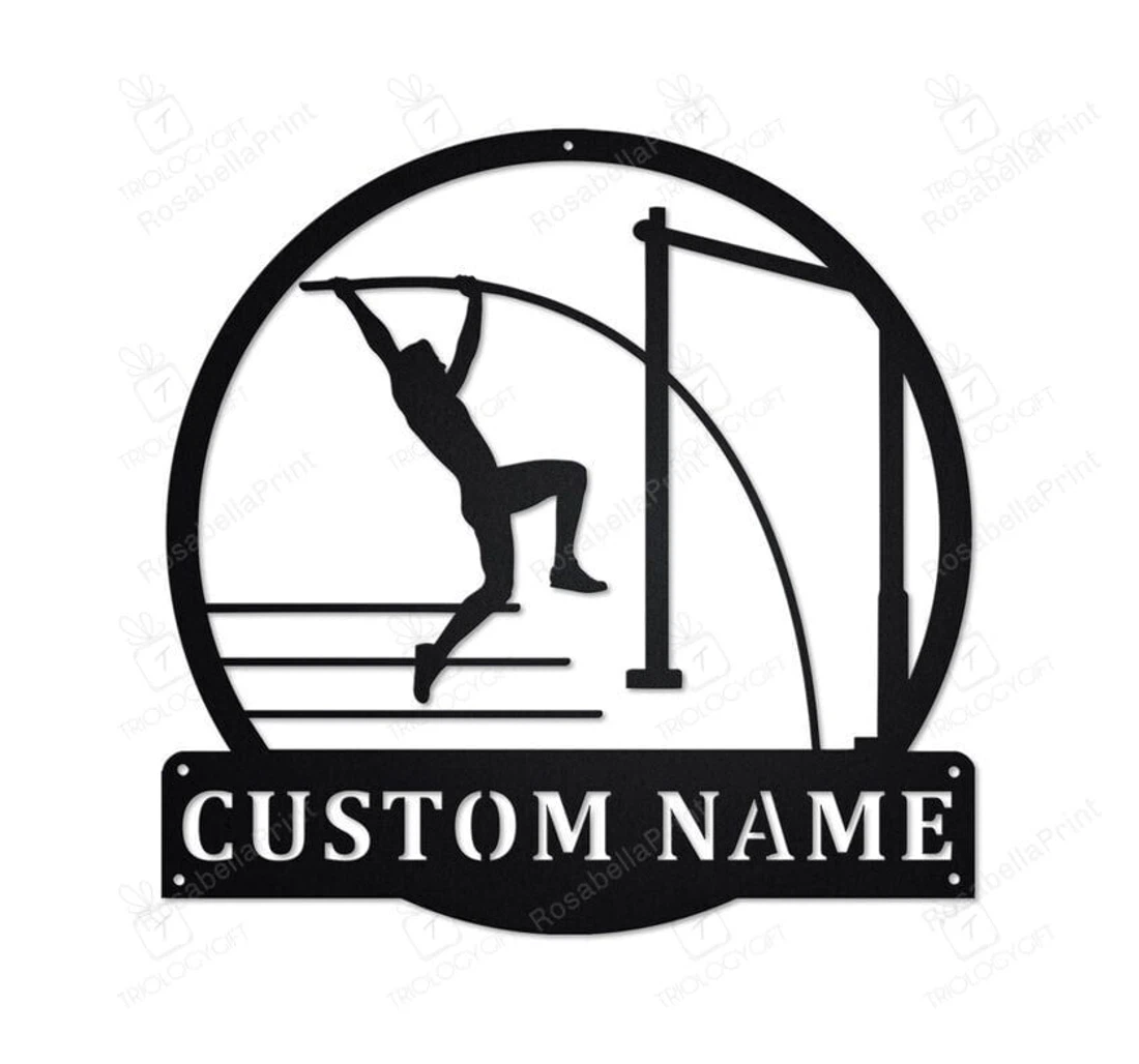 Personalized Metal Sign - Personalized Pole Vault Pole Vault Pole Vault Pole Vault Lover Custom Pole Vault MonoGram