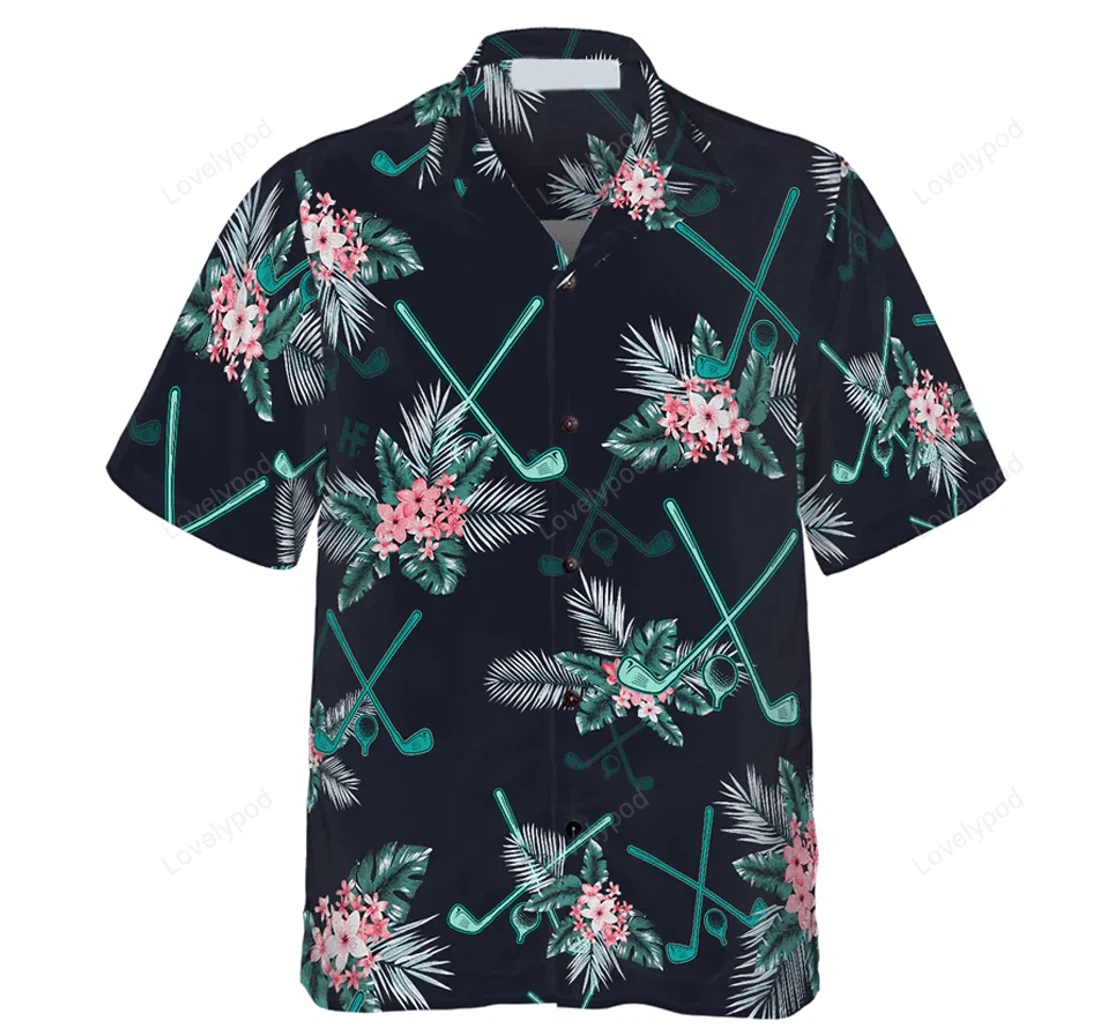 Personalized Golf Sport Best Gifts Gift Gy Hawaiian Shirt, Button Up Aloha Shirt For Men, Women