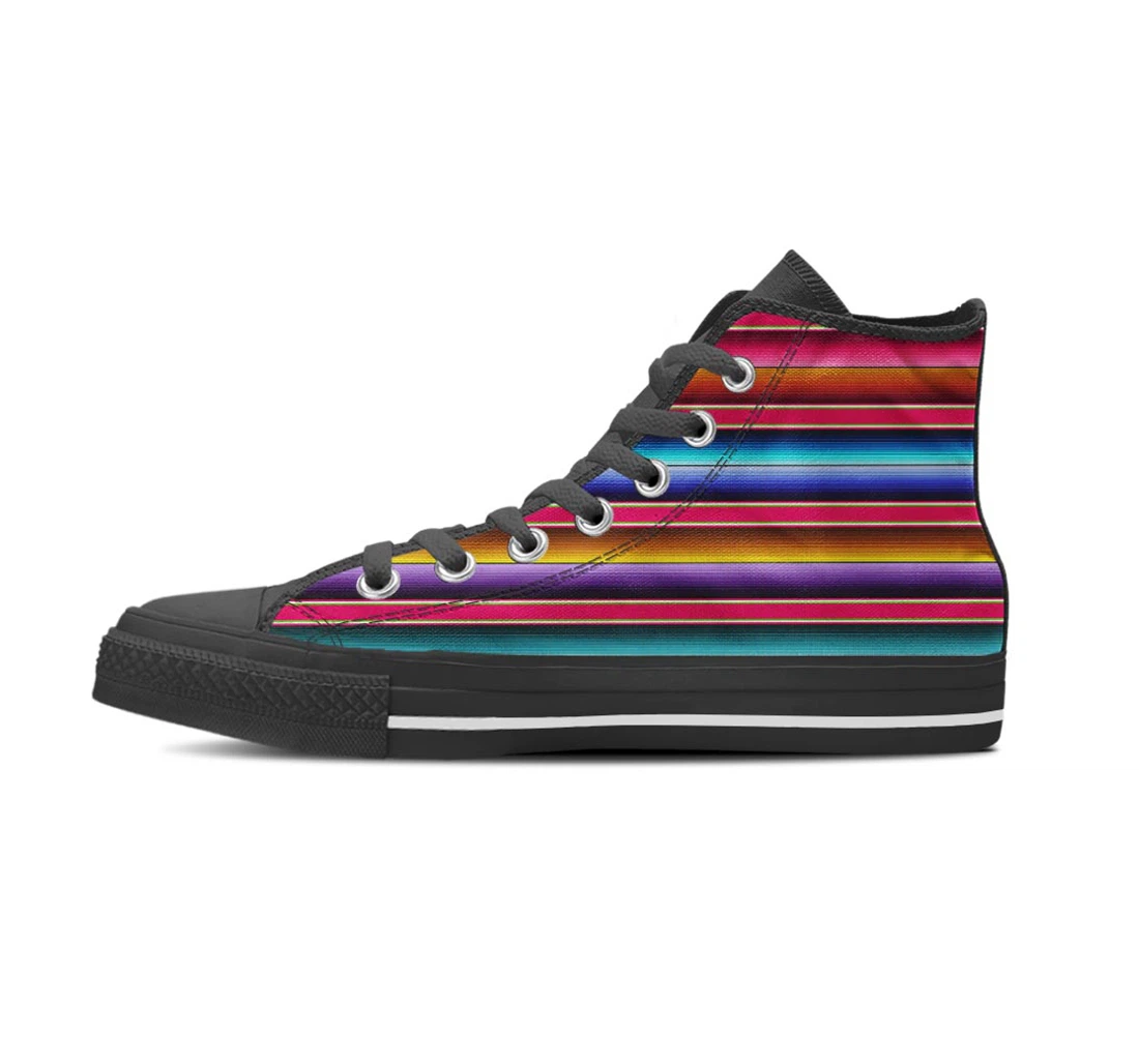 Coloful Mexican Baja Women's High Top Shoes