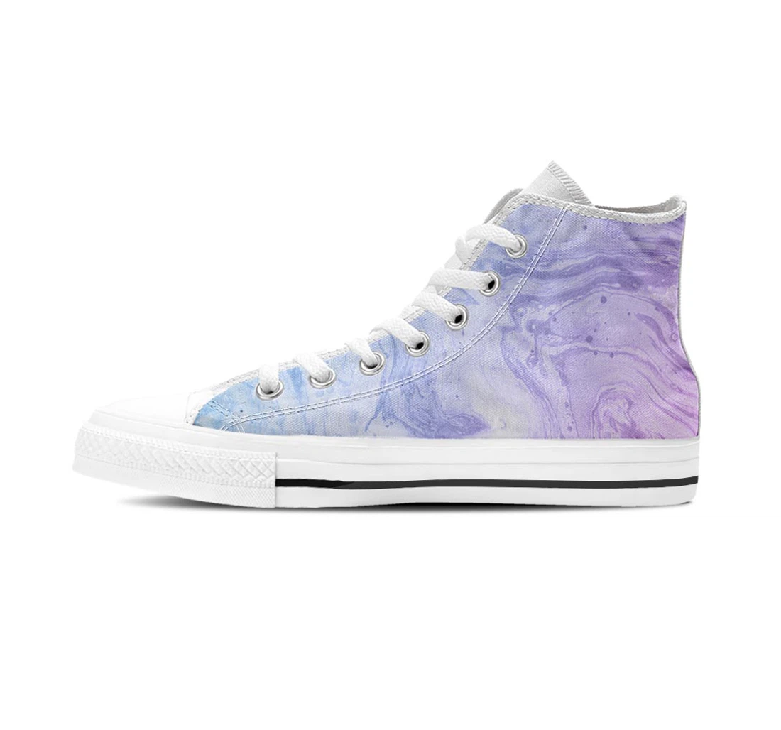 Pastel Marble Women's High Top Shoes