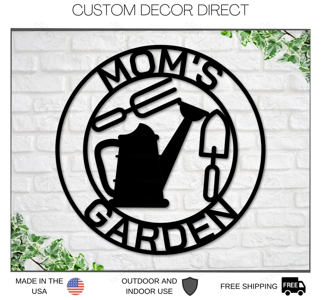 Personalized Metal Sign - Mothers Day Personalized Mothers Day Gift Mom Custom Garden Personalized Garden Garden Business Name MonoGram