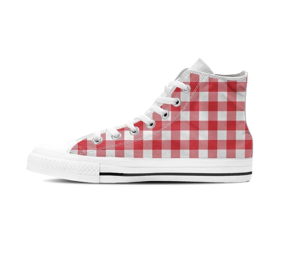 Red Lumberjack Women's High Top Shoes