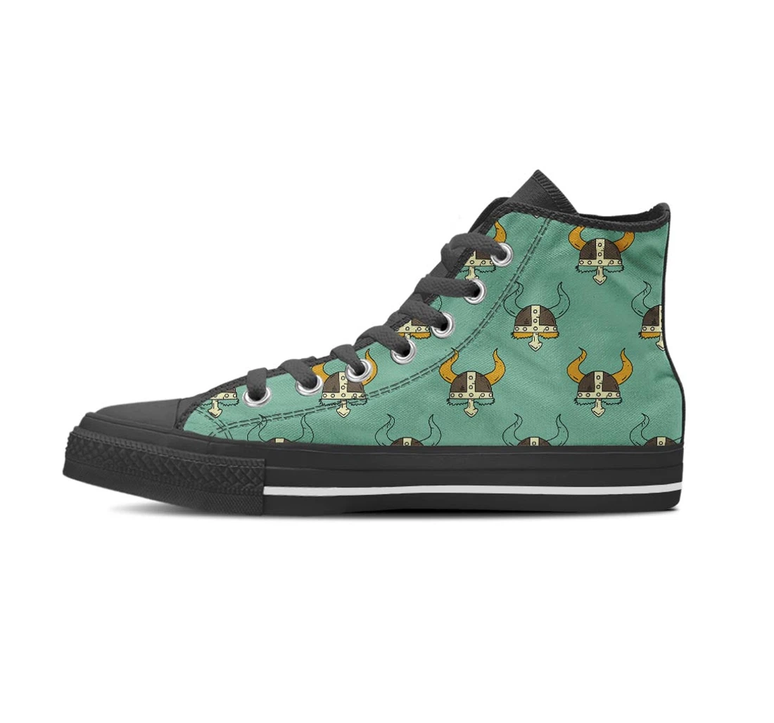 Viking Helmet Women's High Top Shoes