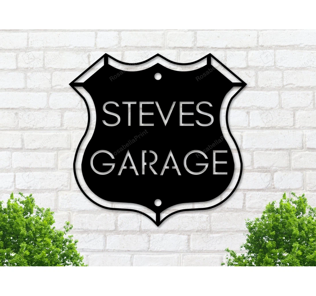 Personalized Metal Sign - Personalized Garage Personalized Fathers Day Fathers Day Personalized Custom Name Garage MonoGram