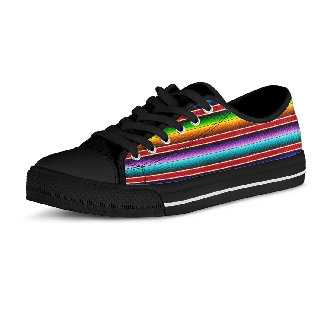 Serape Baja Print Men's Low Top Shoes