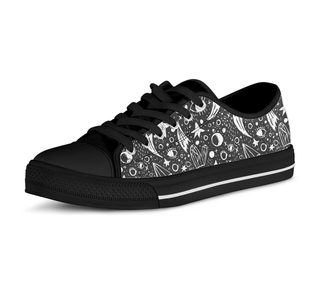 Gothic Witchcraft Men's Low Top Shoes