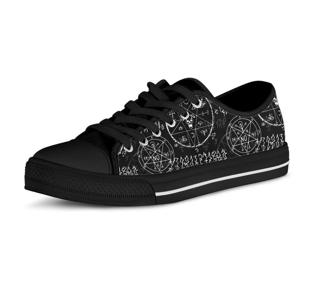 Gothic Men's Low Top Shoes
