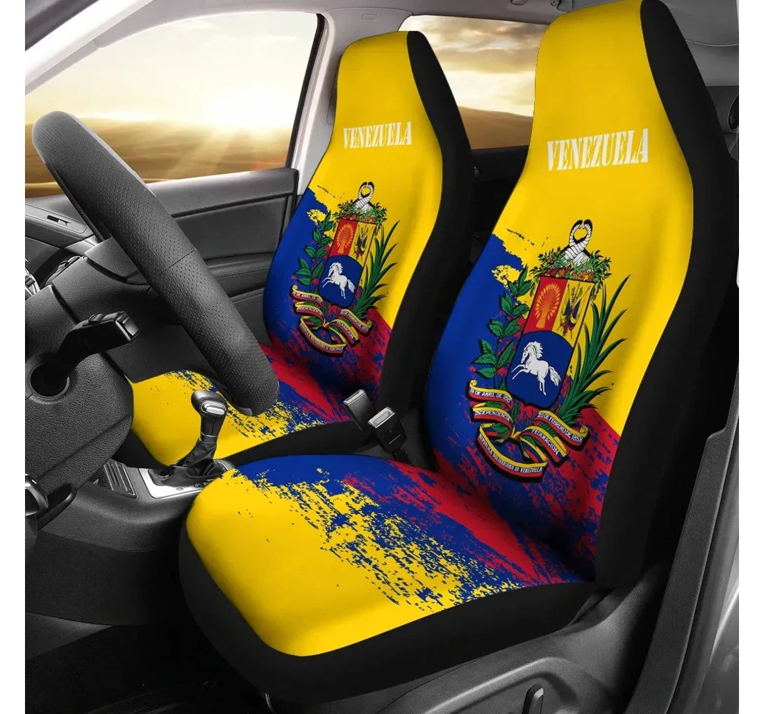 Personalized Venezuela Special Rlt Universal Front Car Seat Cover