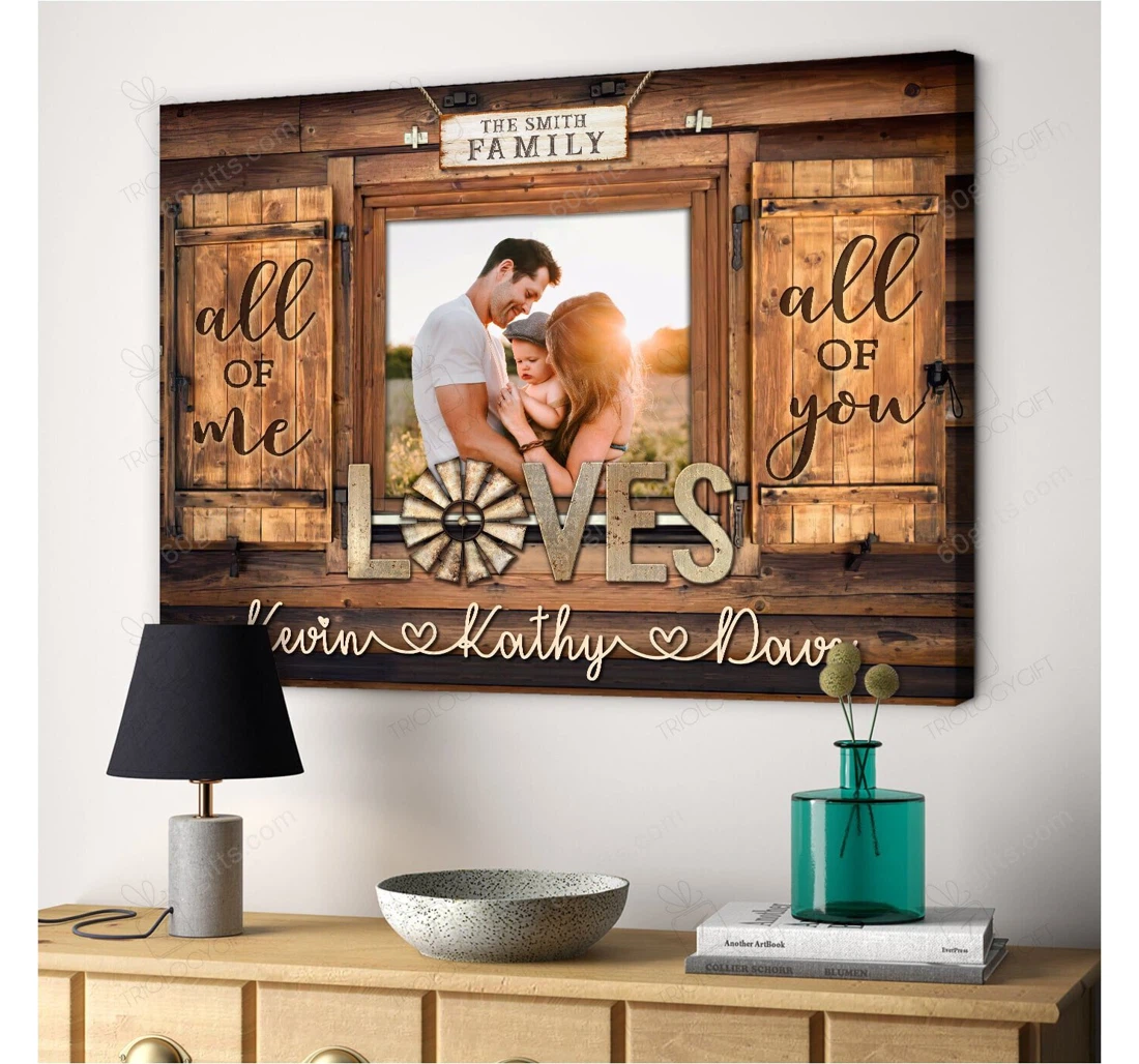 Poster, Canvas - Personalized Valentine's Day Loves Wedding Present Customized Frames Print Framed Wall Art