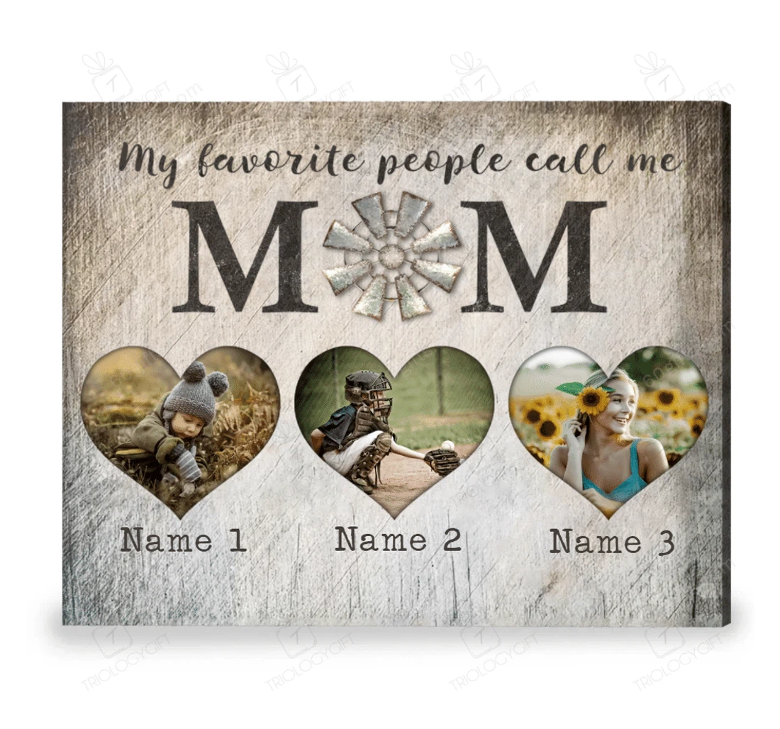 Poster, Canvas - Customized Mother's Day My Favorite Ideas Personalized Frames Print Framed Wall Art