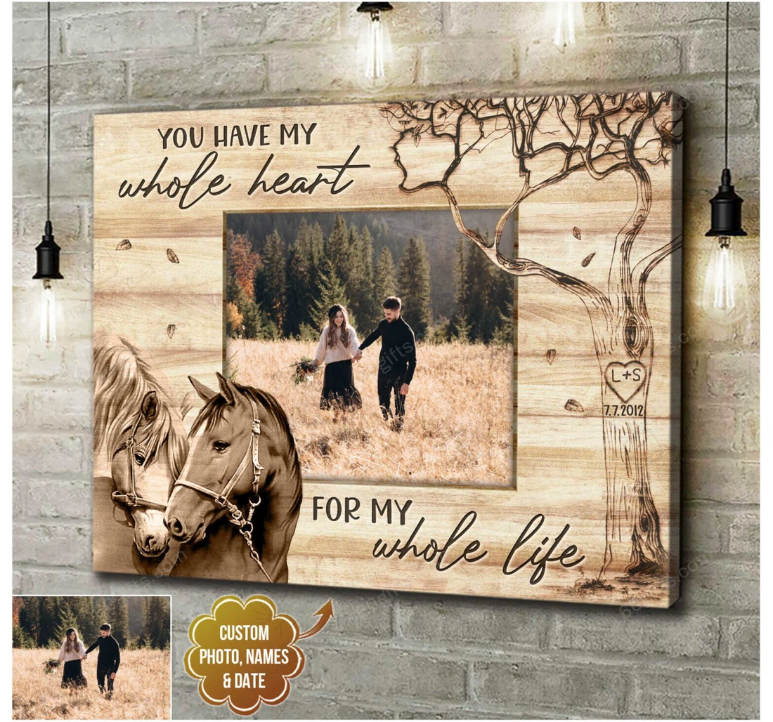 Poster, Canvas - Personalized Valentine's Day You Have Wedding Present Customized Frames Print Framed Wall Art