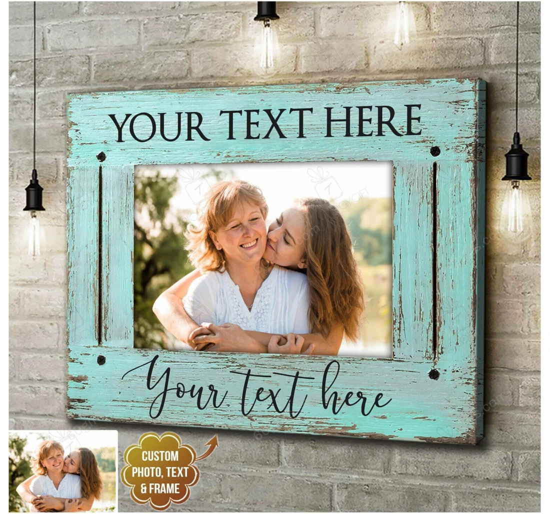 Poster, Canvas - Personalized Valentine's Day Wedding Present Customized Quotes Frames Print Framed Wall Art