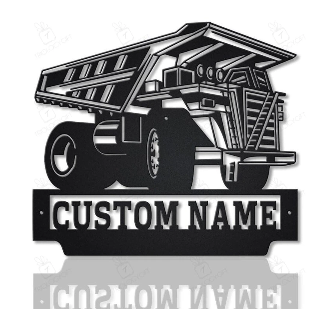 Personalized Metal Sign - Personalized Haul Truck Art V Custom Hau Truck Haul Truck Funny Haul Truck Custom MonoGram