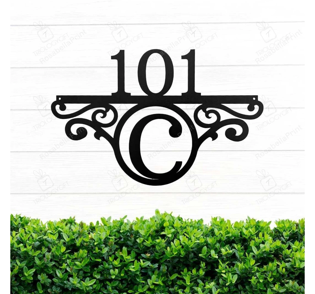 Personalized Metal Sign - Personalized Address New Owner Idea MonoGram