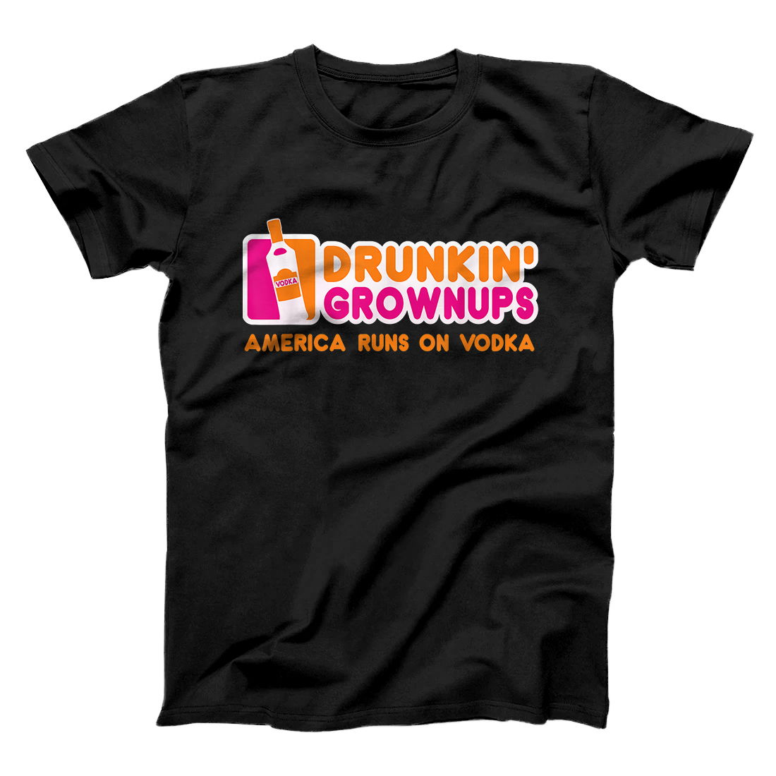 Personalized Vodka Gifts Funny Vodka Shirts Men Women Drunkin Grownups T-Shirt