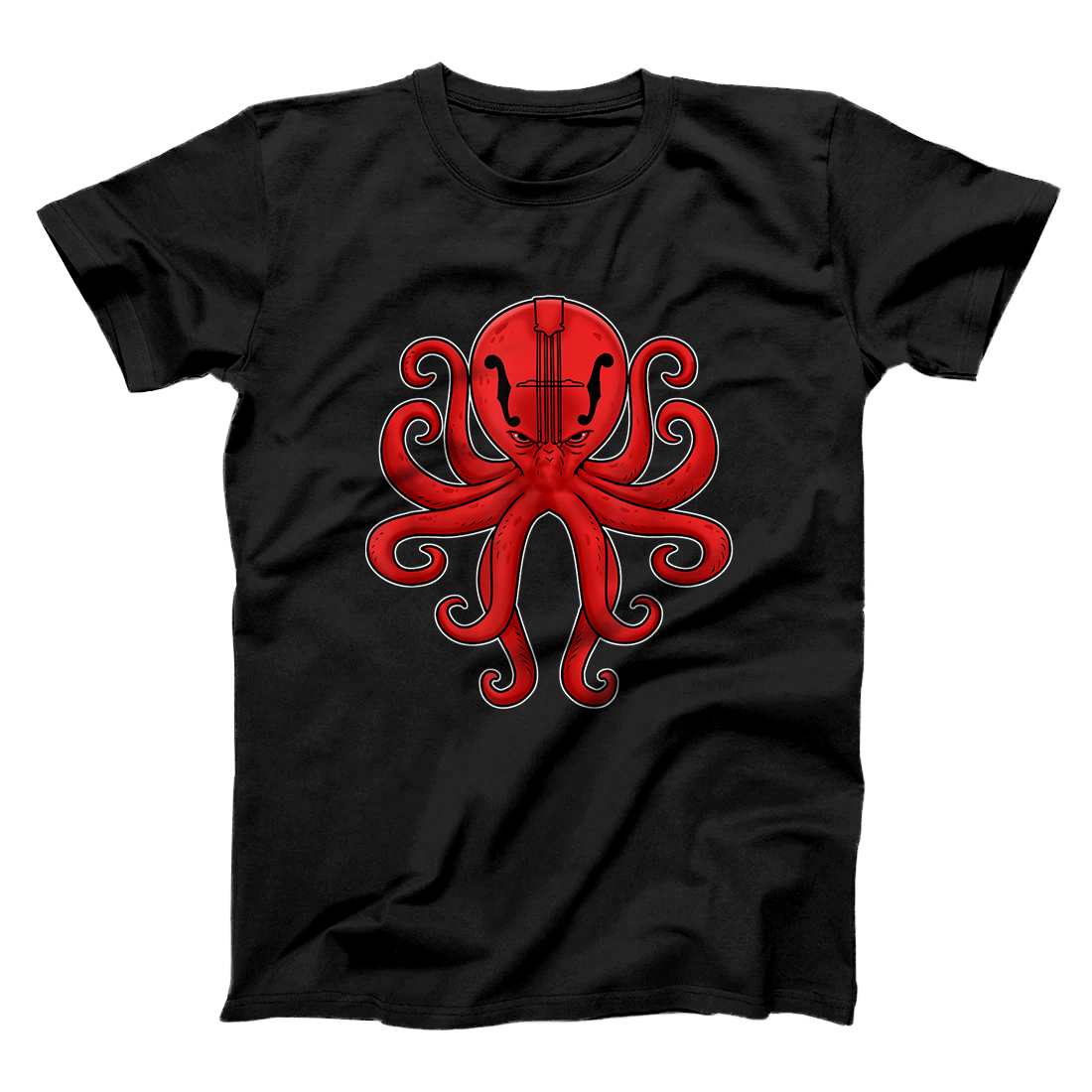 Personalized Octopus Mandolin Shirt Men Bluegrass Gifts Country Music T-Shirt