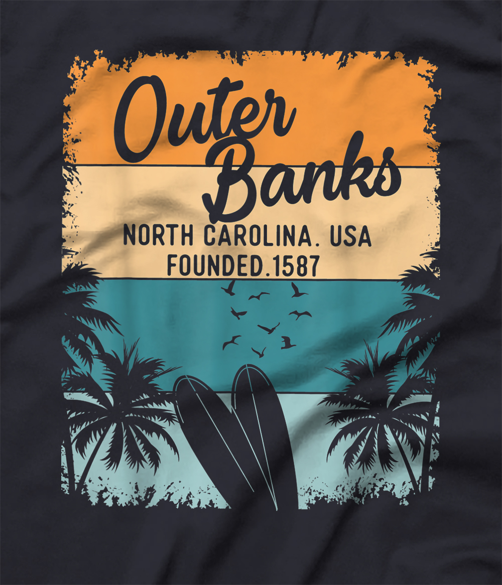 Outer Banks Shirts Men Women Kids OBX North Carolina NC Gift T-Shirt ...