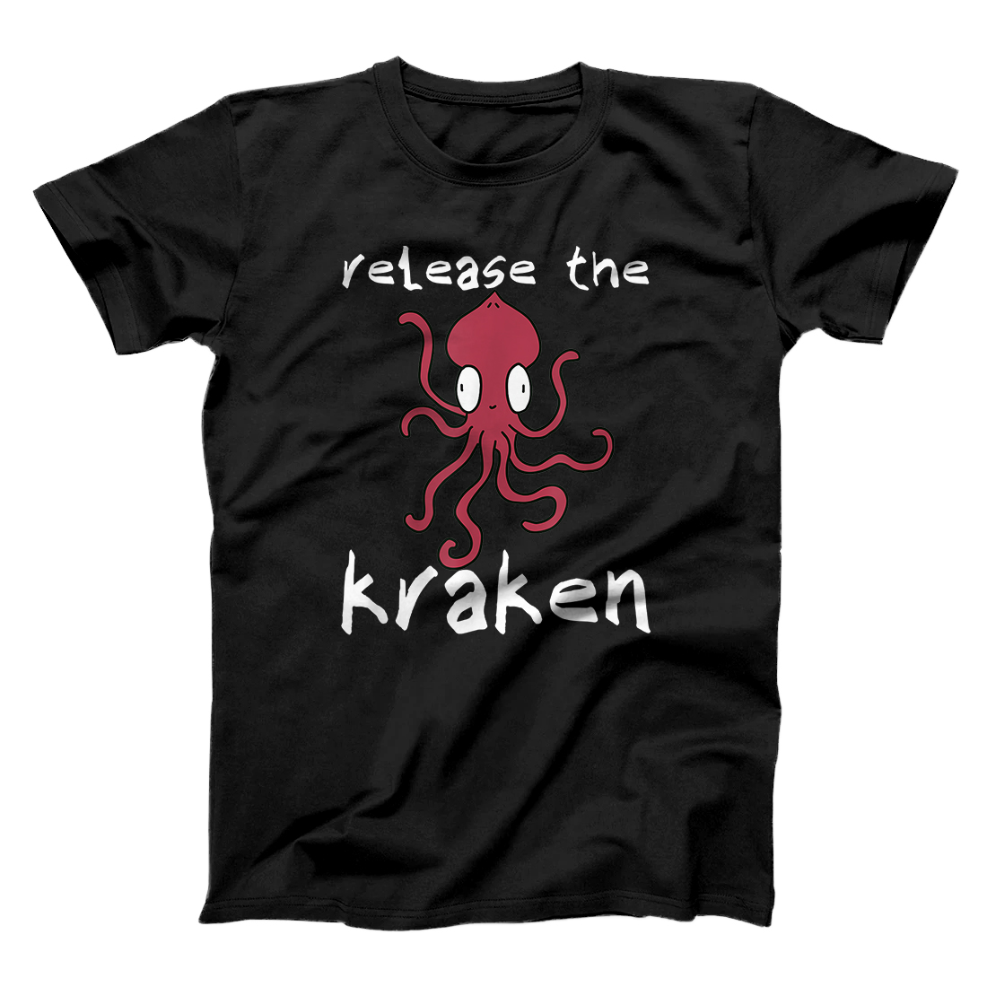 Personalized Release the Kraken Derpy Giant Octopus Squid Monster Costume T-Shirt