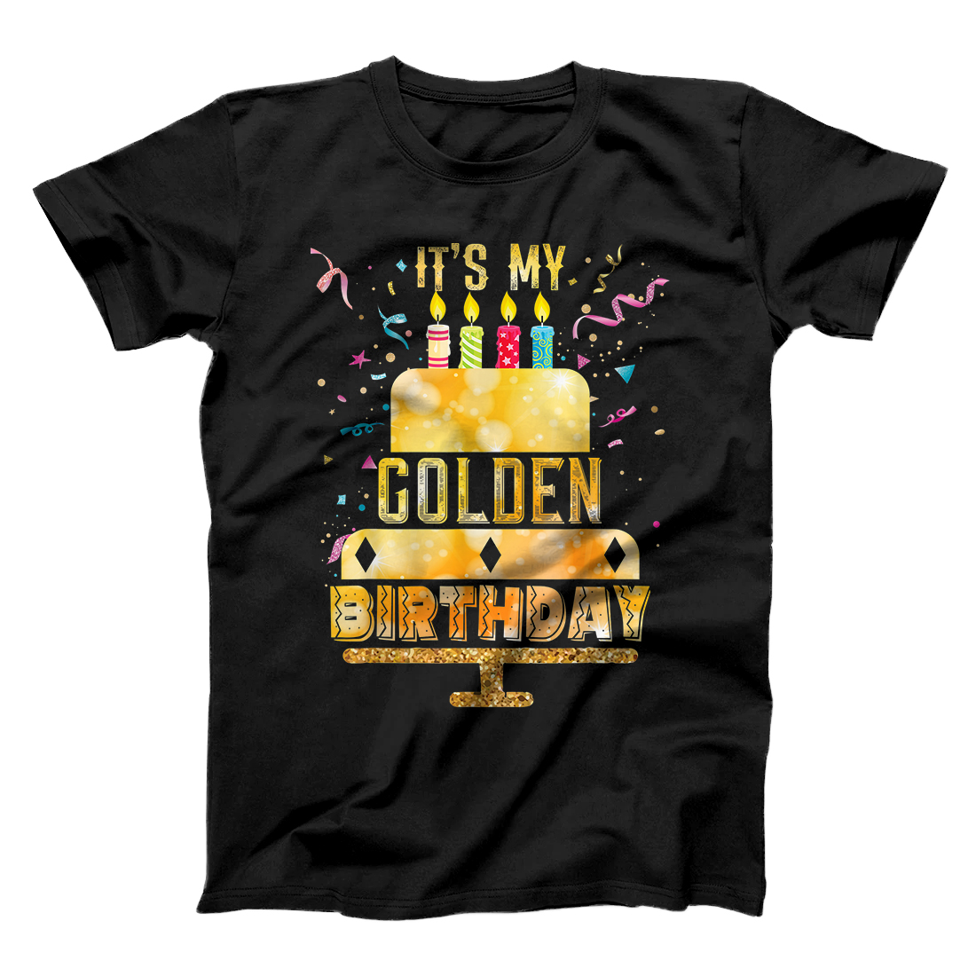 Personalized It's My Golden Birthday Cool Classic Birthday Gift T-Shirt