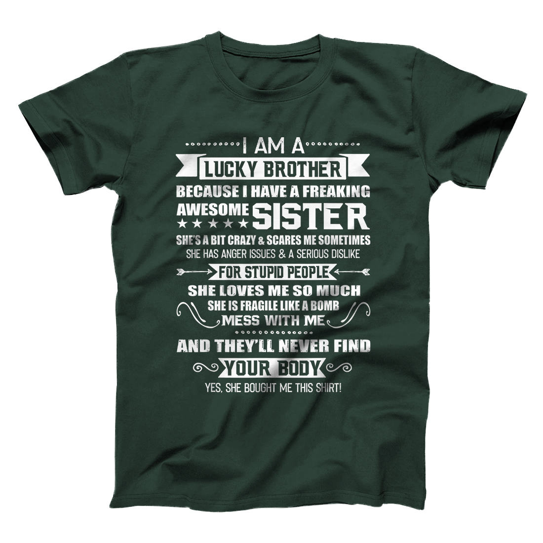 i am a lucky brother shirt