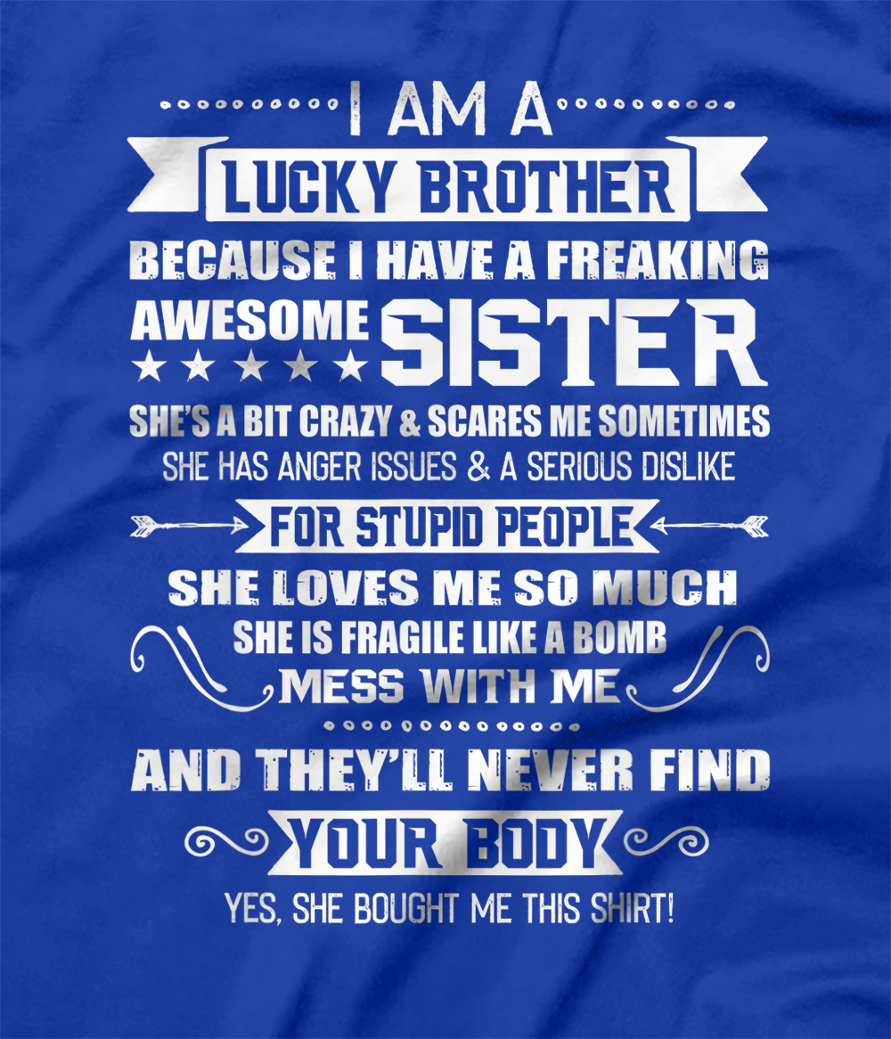 i am a lucky brother shirt