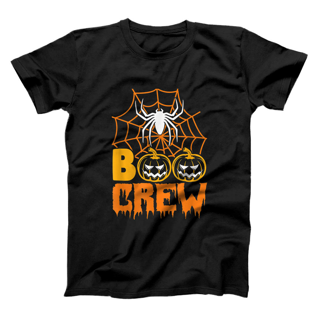Personalized Halloween Pumpkins Boo Crew T-Shirt