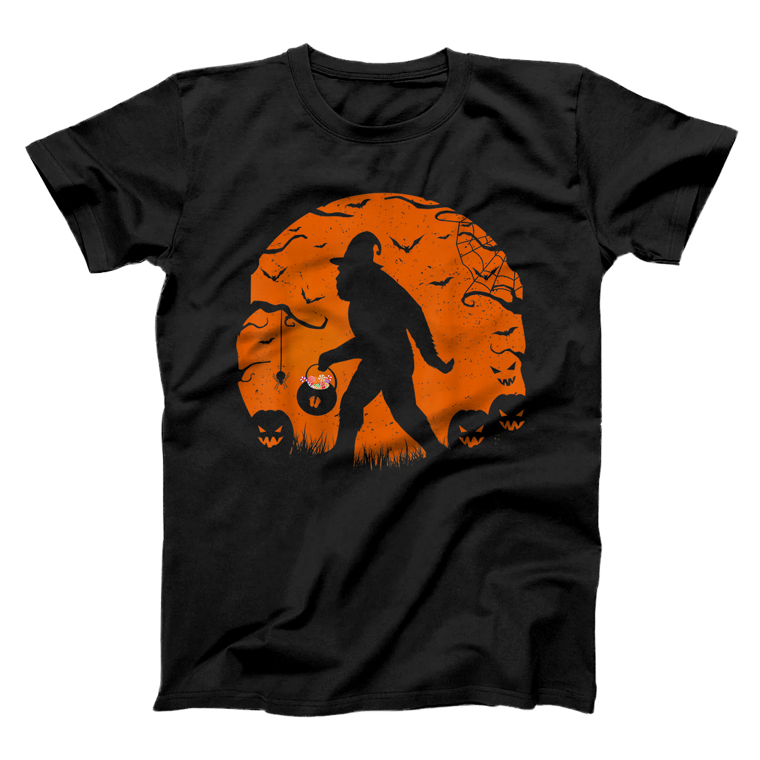 Personalized Bigfoot Halloween Costume Trick or Treat Halloween T-Shirt