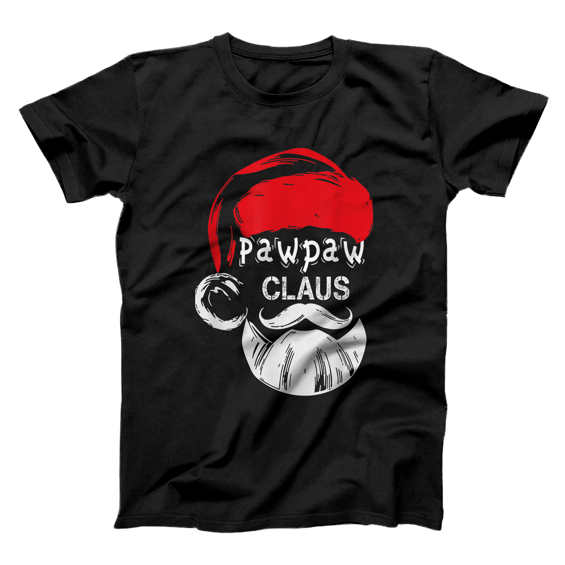 Personalized Pawpaw Claus - Christmas Grandpa Gift T-Shirt
