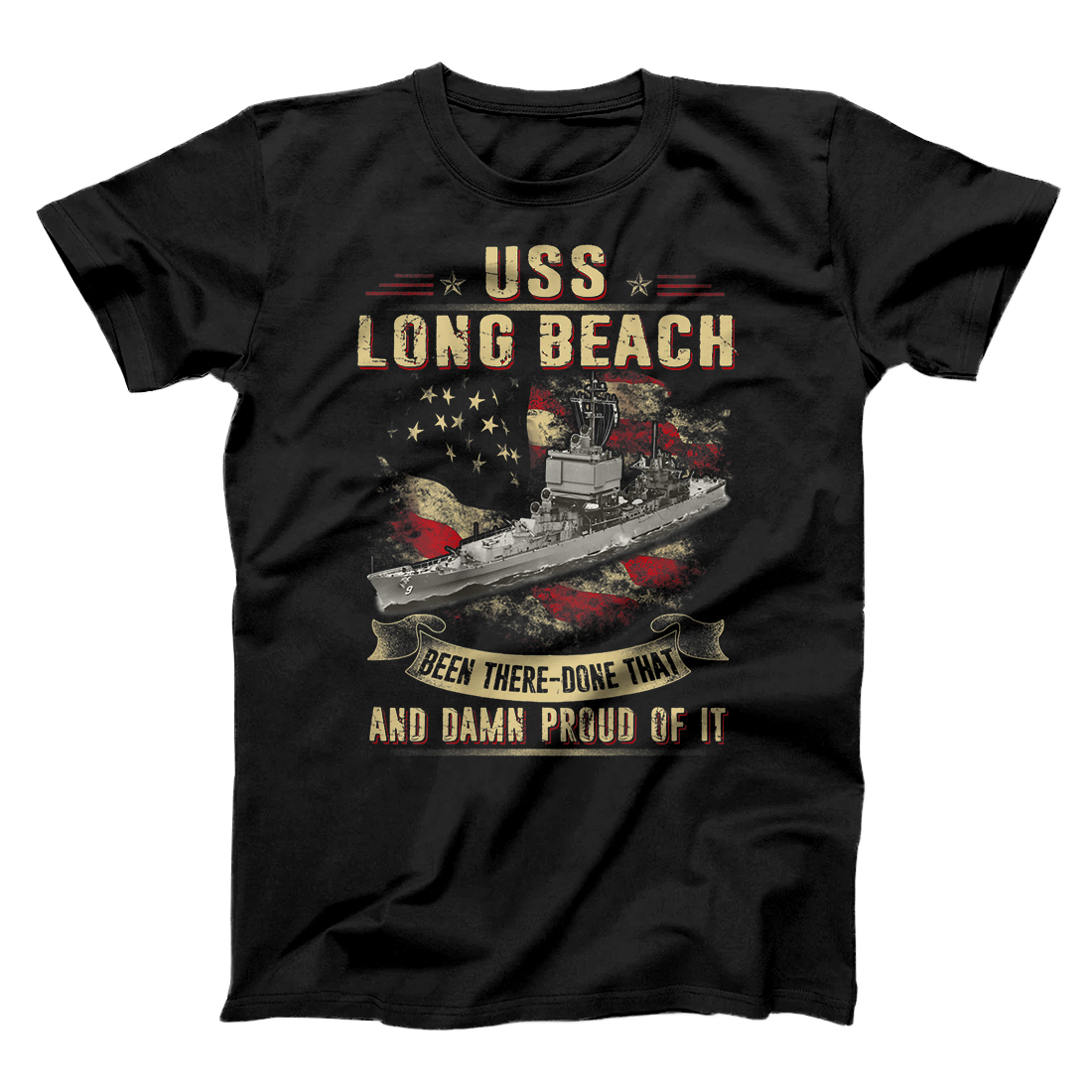 Personalized USS Long Beach (CGN-9) T-Shirt